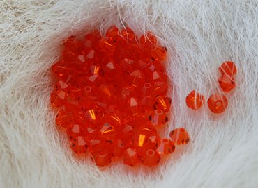 Swarovski kristaller bicon 4mm orange