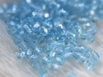 Swarovski kristaller rundslipade 3mm aguamarin bl