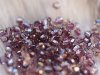  Swarovski kristaller rundslipade 3mm lila "skugga" 