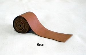  Leather Strip Nature, 60 mm 