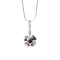 Four-Leaf Clover Red Necklace