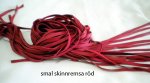 Leather Strip Red, 4 mm