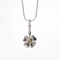 Four-Leaf Clover Yellow Necklace