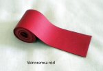Leather Strip Red, 80 mm