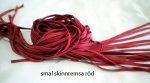 Leather Strip Red, 3 mm