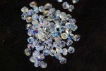 Swarovski kristaller rundslipade 3mm Crystal AB